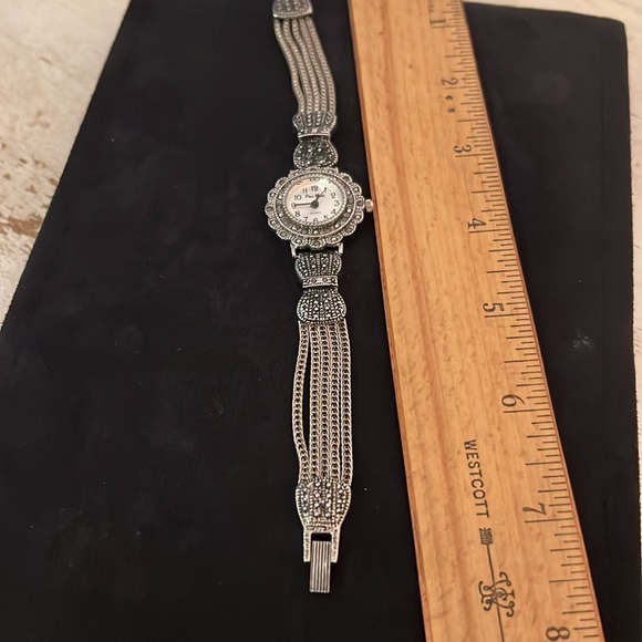 Vintage Marcasite Pieve Nicol Ladies Watch Works main image 7